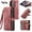 Red, variant on For Samsung Galaxy Z Fold 4 5G Wallet Case with Card Holder,Kickstand Magnetic Zipper Pocket Lanyard Strap Wristlet, Leather Flip Case Wallet for Samsung Galaxy Z Fold 4 5G