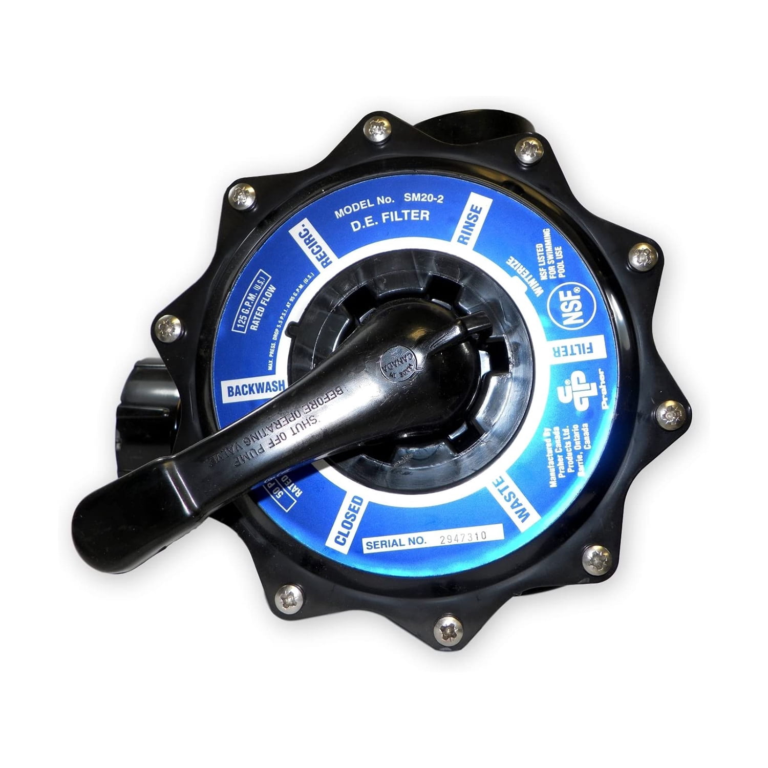 Zodiac Side Mount Multi Port Valve Replacement Kit
