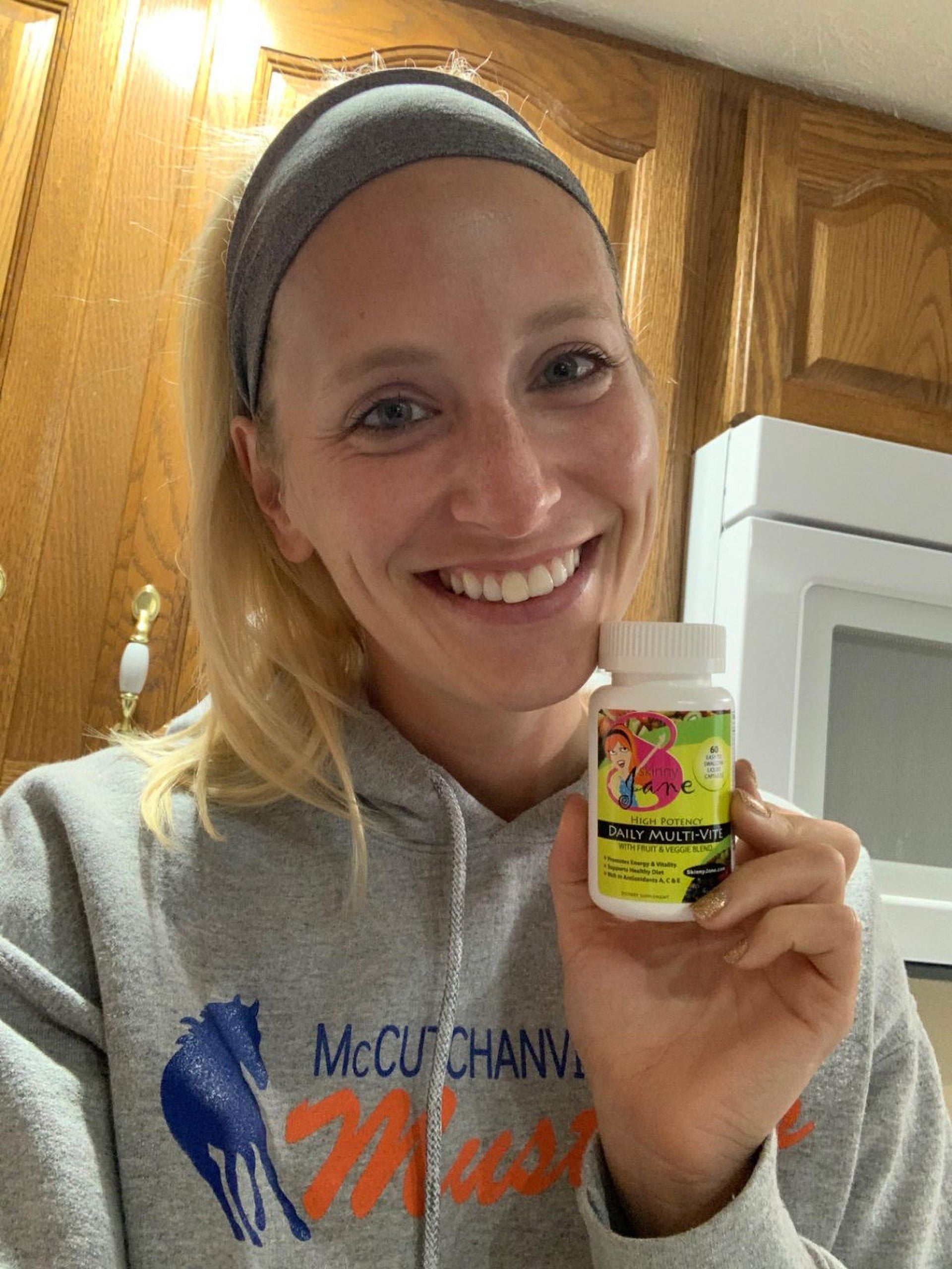 Skinny Jane - Daily Multi Vitamin Formula for Dieting - Supports Weight Lose and Extra Energy - Well Being Formula - Unique Fruit Veggie Blend - 60 Easy to Swallow Liquid Caps