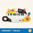thumbnail image 4 of Battat Meowsic Calico Cat Piano Keyboard Animal Instrument Musical Toy for Toddlers 2 Years +, 4 of 11