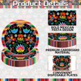 thumbnail image 3 of Platos de papel Jremreo Mexican Fiesta, 23 cm, 50 unidades, 3 of 7