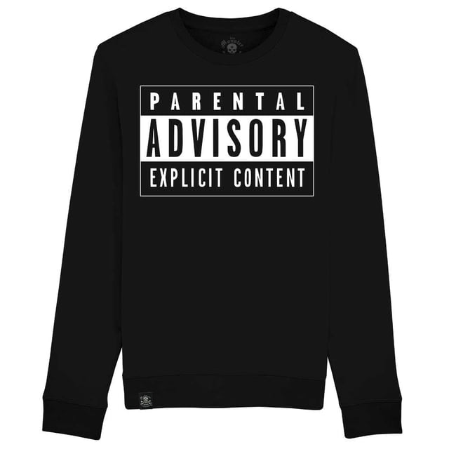 Sudadera Cuello Redondo Kingmonster Parental Advisory Kingmonster Estampado