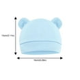 thumbnail image 3 of GEZHEN 4 Pieces Baby Beanie Toddler Soft Cute Knit Hat Hospital Hats for Baby Boys Cap Beanies for 0-6 Months, 3 of 7