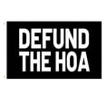 thumbnail image 1 of Tapiz de pared Defund The Hoa en microtela 150x90 cm, 1 of 4