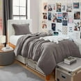 thumbnail image 3 of Byourbed Natural Loft Twin XL Duvet Cover Set Dark Brown Twin XL Modern & Contemporary, 3 of 5