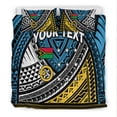 thumbnail image 4 of Juego de cama personalizado con motivos tribales de la provincia de Vanuatu Sanma - Lt12, 4 of 6