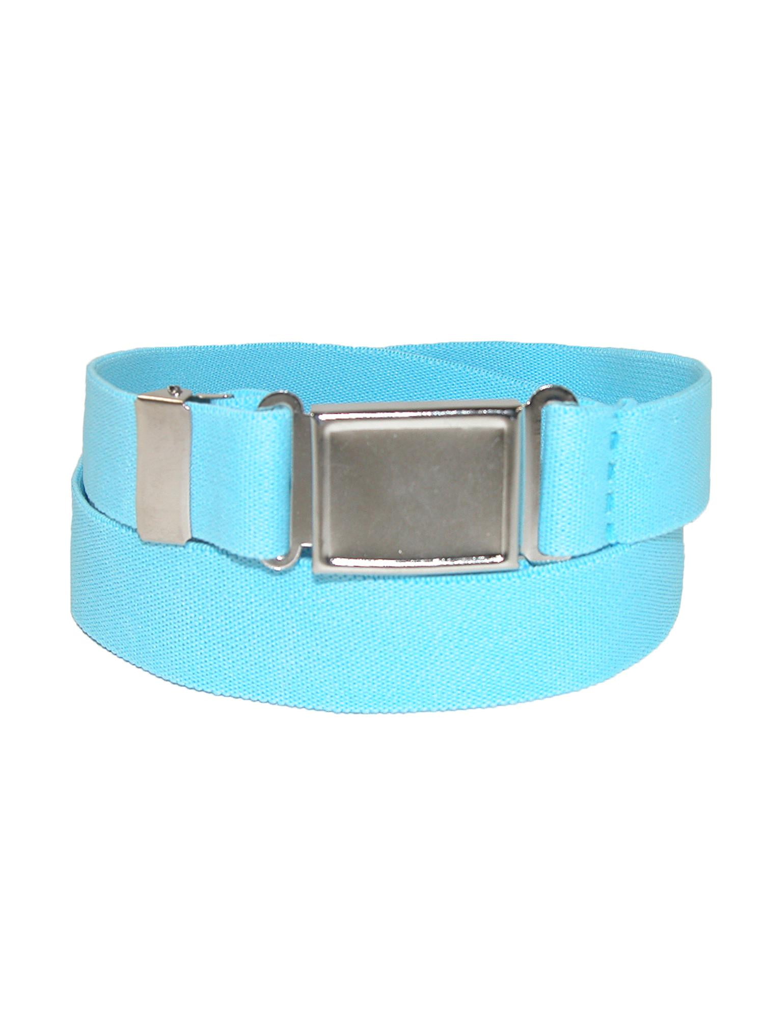 CTM® Elastic Belt with No Show Flat Buckle