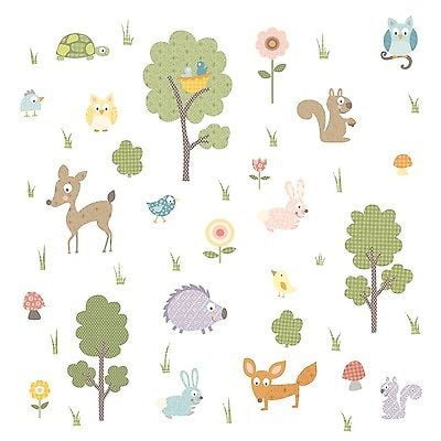 woodland vinyl wall decal