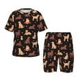 thumbnail image 1 of Cauagu Labrador Retriever Chien pour Enfants Ensemble de Pyjamas à Manches Courtes, Ensemble d'Été pour Enfants Col Rond Pjs Ensemble 2 Pcs Parfait pour Petits Garçons Filles-3x-Grand, 1 of 6