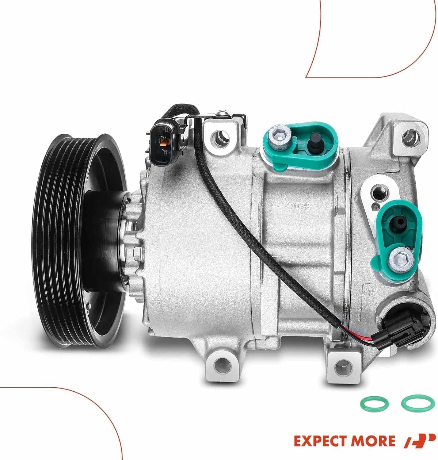 A-Premium AC Compressor with Clutch Compatible with Hyundai Accent Kia Rio 2012-2017 L4 1.6L