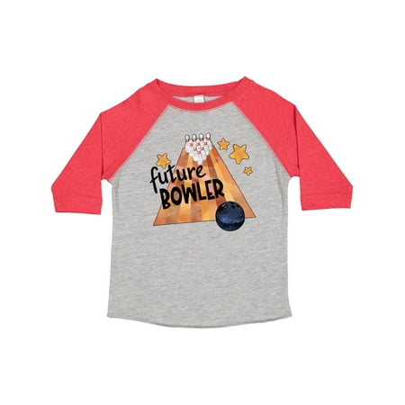 

Inktastic Future Bowler Bowling Ball and Pins Gift Toddler Boy or Toddler Girl T-Shirt