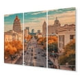 thumbnail image 2 of Designart "Austin s Energetic Cityscape I" Cityscapes Metal Art Print Set, 2 of 5
