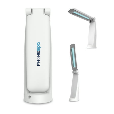 PhoneSpa Convenient, Portable, and Foldable UV-C Light Sanitizer That’s USB Chargeable for Home, Car, or Travel Purposes EPA Est. 96641-CHN-001