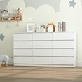 thumbnail image 4 of Kadyn White Dresser for Bedroom, 12 Chest of Drawers, Wooden Dressers for Bedroom, Living Room,Hallway, 4 of 12