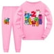 thumbnail image 4 of Ropa de bloques de números a la moda, ropa de casa para niñas pequeñas, pijamas para niños pequeños, pijamas para adolescentes y niños, Pijama de Navidad para niños, 4 of 4