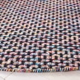 thumbnail image 3 of SAFAVIEH Montauk Annie Geometric Cotton Area Rug, Red/Yellow, 6' x 6' Round, 3 of 8