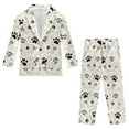 thumbnail image 4 of Xoenoiee Dog Paw Print Boys Suits 2 Piece Formal Suit Set Slim Fit Formal Dress Clothes Ring Bearer Outfit for Kids, 13-14 Years, 4 of 7