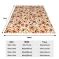thumbnail image 3 of Pofeuu Wildflowers Vintage Print Ultra-Soft Micro Fleece Blanket,for Bed Or Sofa,All Season Throw Blankets Flannel Blanket-50"x40", 3 of 7