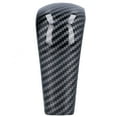 thumbnail image 1 of Embellecedor de cubierta de pomo de cambio de marchas, estilo fibra de carbono, reemplazo para Mazda 3 CX-30 con transmisión automática, 1 of 14