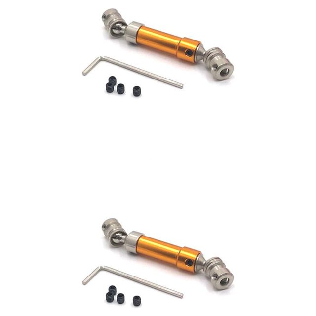 QualitChoice Rear Drive Shaft 1:12 Crawler Parts Replacement for Wltoys 12423 12428 12429 Gold 2Set