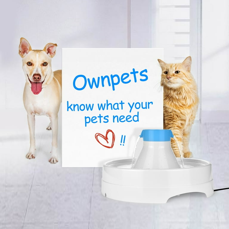 Ownpets pet drinking fountain discount