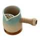 thumbnail image 5 of Tetera de cerámica con posavasos, tetera de hojas sueltas con asa lateral y filtro de té Azul degradado, 5 of 9