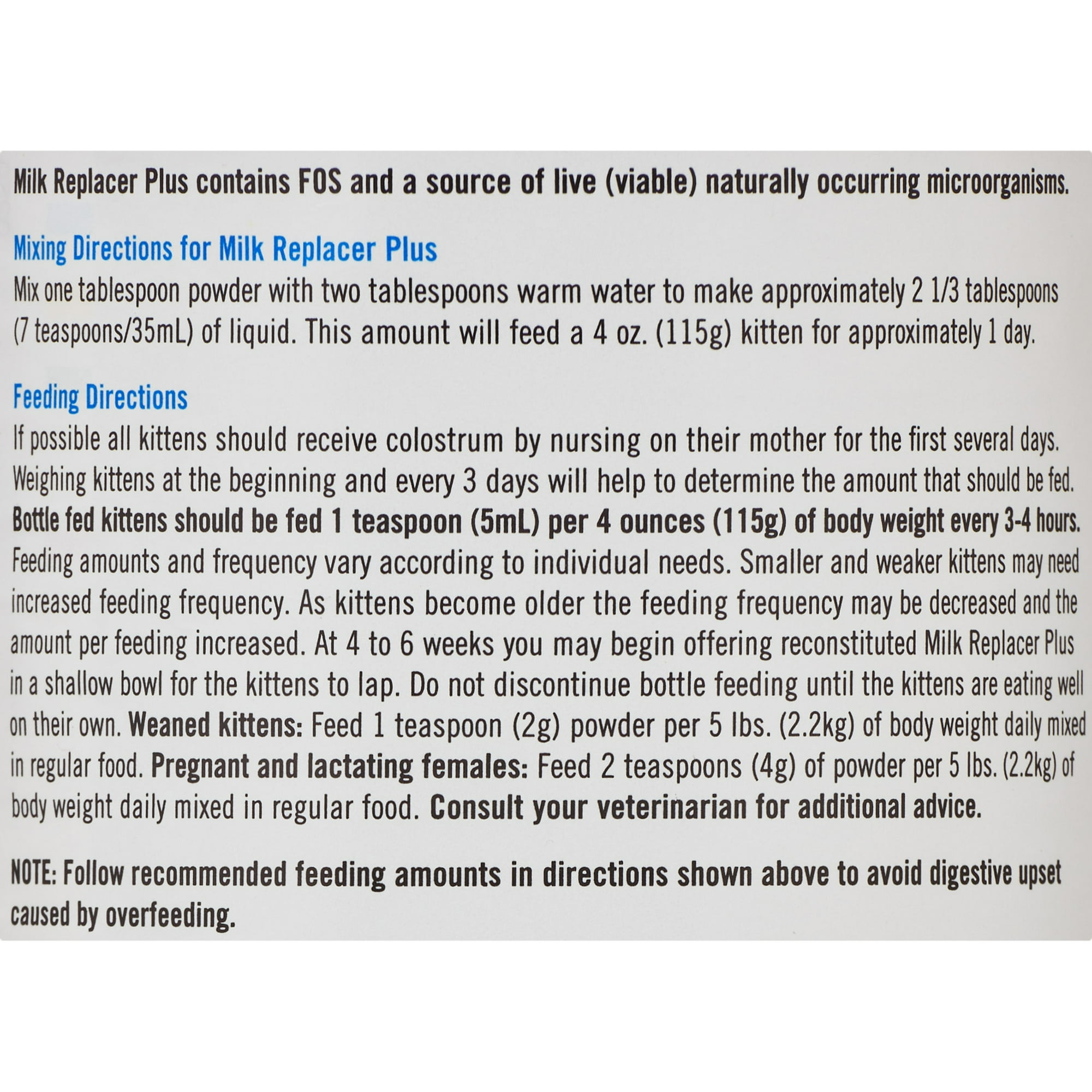 Kitten Milk Replacer Coles