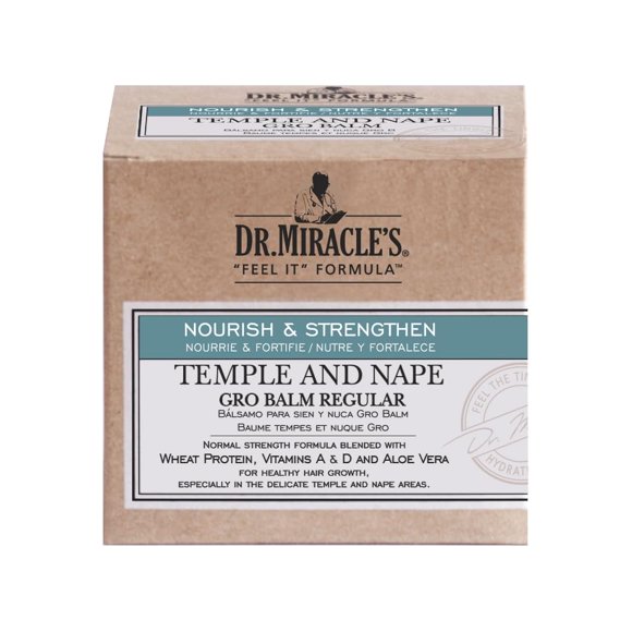 Dr. Miracle's Temple and Nape Gro Balm, 4 oz (Bundle of 3)