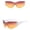 Orange, variant on GIJNRIUIUA Under $5 Polarized Sports Sunglasses for Men Women UV400 Protection Glasses Wrap Around Goggles for Driving Fishing Black Frame