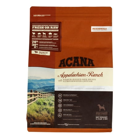 UPC: 0064992523459 | Acana Appalachian Ranch Grain-Free Red Meat & Catfish Dry Dog Food 4.5 lb