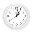 thumbnail image 1 of Uxcell 9 Inch Wall Clock Quartz Battery Operated Silent Round Wall Clocks White, 1 of 6
