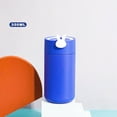 thumbnail image 3 of Bearachild Taza resistente al calor con tapa Taza de dibujos animados Encantadoras tazas lindas Gran capacidad Café Bebidas Drinkware Home Office Cocina y Comedor Azul 350ML, 3 of 6
