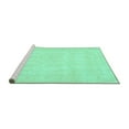 thumbnail image 2 of Ahgly Company Machine Washable Indoor Rectangle Persian Turquoise Blue Traditional Area Rugs, 2' x 5', 2 of 4