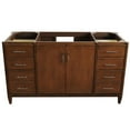 thumbnail image 5 of MCM 60" Single Sink Solid Wood Vanity in Walnut (Cabinet Only), 5 of 8