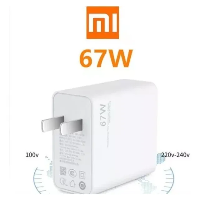 Cargador Xiaomi Turbo Carga 67w Tipo C Original Cable 5a Xiaomi Cargador xiaomi 67 w
