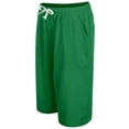 thumbnail image 6 of DuoJiaJ Womens Shorts, Drawstring Elastic Waist Summer Casual Bottoms Green XXL, 6 of 7