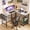 White, variant on SUMELL 50 inch L Shaped Desk, Reversible Corner Computer Table with Side Storage Bag, Metal Frame, Gaming & Home Office Desk, Black