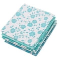 thumbnail image 3 of Threadart 5 Fat Quarters Fabric Bundles - Aqua Vintage Prints 100% Cotton - Quilting and Sewing, 3 of 8