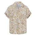 thumbnail image 6 of DJDLJWCJ Mens Shirts Casual, Short Sleeve T Shirts for Men Hawaiian Button Down Shirts Summer Beach Shirts Multicolor M, 6 of 6