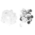 thumbnail image 3 of Button Making Supplies, 100 Sets Rustproof Blank Button Badge Parts Set  For Hat 58mm/2.3in,75mm/3.0in, 3 of 8