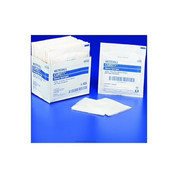 Curity Sterile Gauze Sponge, 12-Ply, 2s, 4 x 4