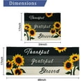 thumbnail image 3 of Sunflower Kitchen Rugs - Kitchen Mat Set of 2, Sunflower Decor Sunflower Rugs for Kitchen, Country Sunflower Kitchen Decor Accessories Things - Sunflower Rugs and Mats, 17x24 and 17x48 Inch, 3 of 5
