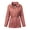 Mauve, variant on Womens Hooded Faux Fur Utility Coat Jacket Outwear