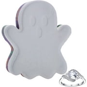 Jackpot Candles Halloween Ghost Bath Bomb with Size 6 Ring Inside Large Made in USA