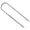 30cm silver U shape, variant on 3Pcs Galvanised Steel Ground Anchors Stakes L/Ushape Trampolines Rebars Stakes Tent Nails Garden Stake Camping Tent Peg