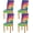 #16, variant on Tie Dye Rainbow Dining Chair Covers Set of 4 Spandex Stretch Dining Chair Slipcover for Dining Room Hotel Ceremony