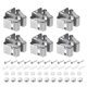 thumbnail image 1 of Soporte de pared para fregona y escoba Unique Bargains 12 piezas acero inoxidable 304 gris, 1 of 5