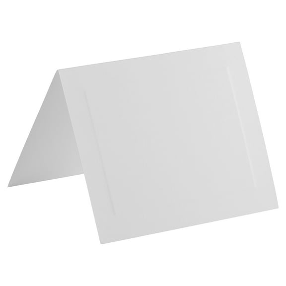 JAM Paper Foldover Cards, 4 3/8 x 5 7/16, 25/Pack, White Panel