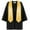 Black, variant on Dyfzdhu Boys Girls Preschool Kindergarten Unisex Graduation Gown Set With Graduation Sash Without Cap For Child Size 2-12 Years