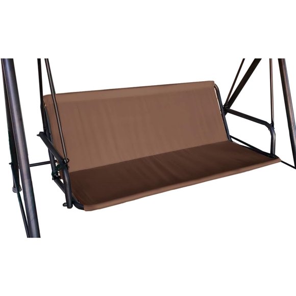 CNKOO Housse de Siège de Balançoire de Patio J&C de Remplacement 600D Housse de Coussin de Balançoire Robuste Support de Siège de Balançoire d'Extérieur Imperméable Résistante à la Décoloration pour Balançoire 3 Places Housses de Balançoire Durables pour Cadre (63x22x22